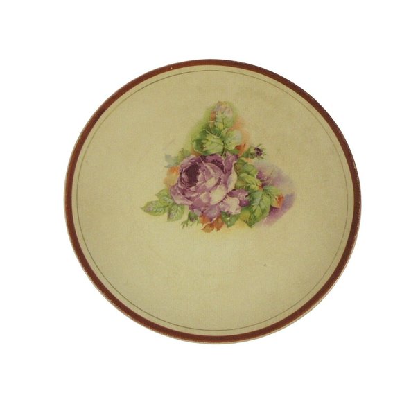 Limoges China Floral Plate Bread Salad 8" dia - Picture 7 of 10